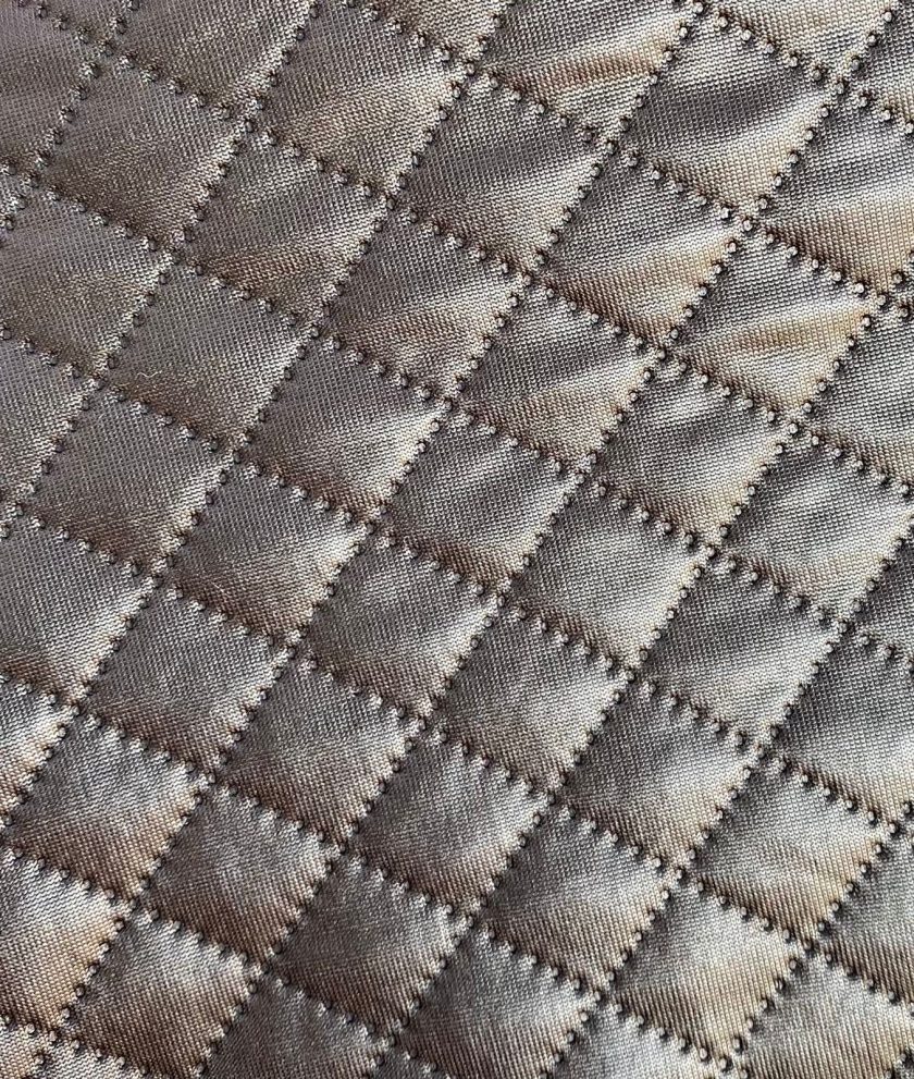Tela capitonada  Gris (aulada)